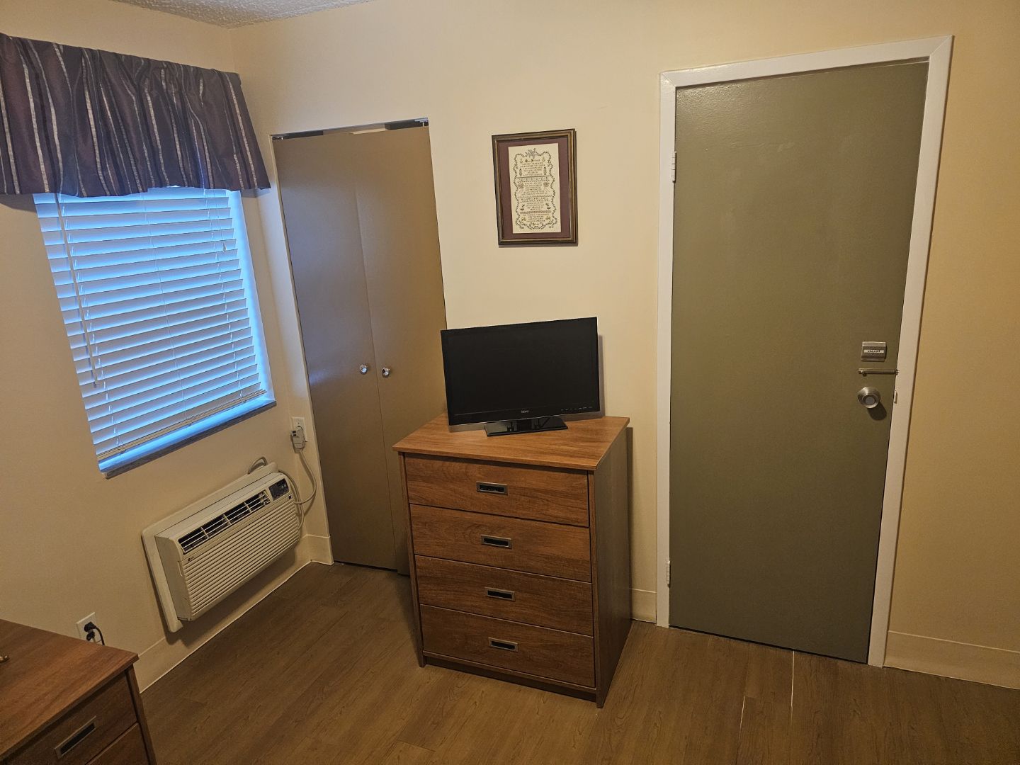 Closet and bathroom doors